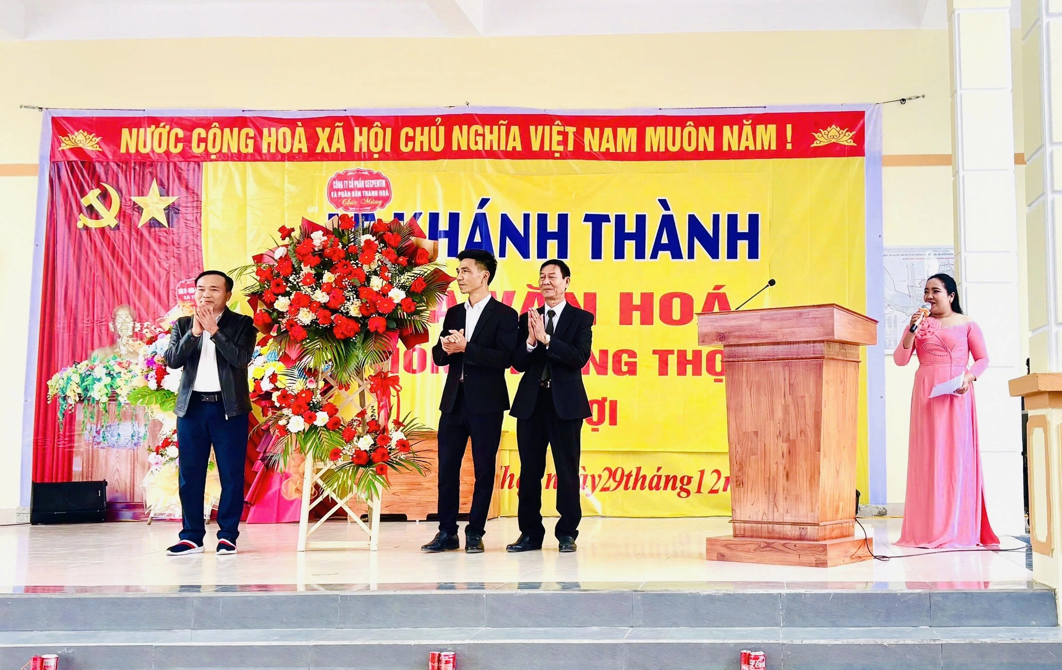 SEPCO tham dự lễ khánh thành nhà văn hóa thôn Trường Thọ, xã Tế Lợi, huyện Nông Cống, tỉnh Thanh Hóa