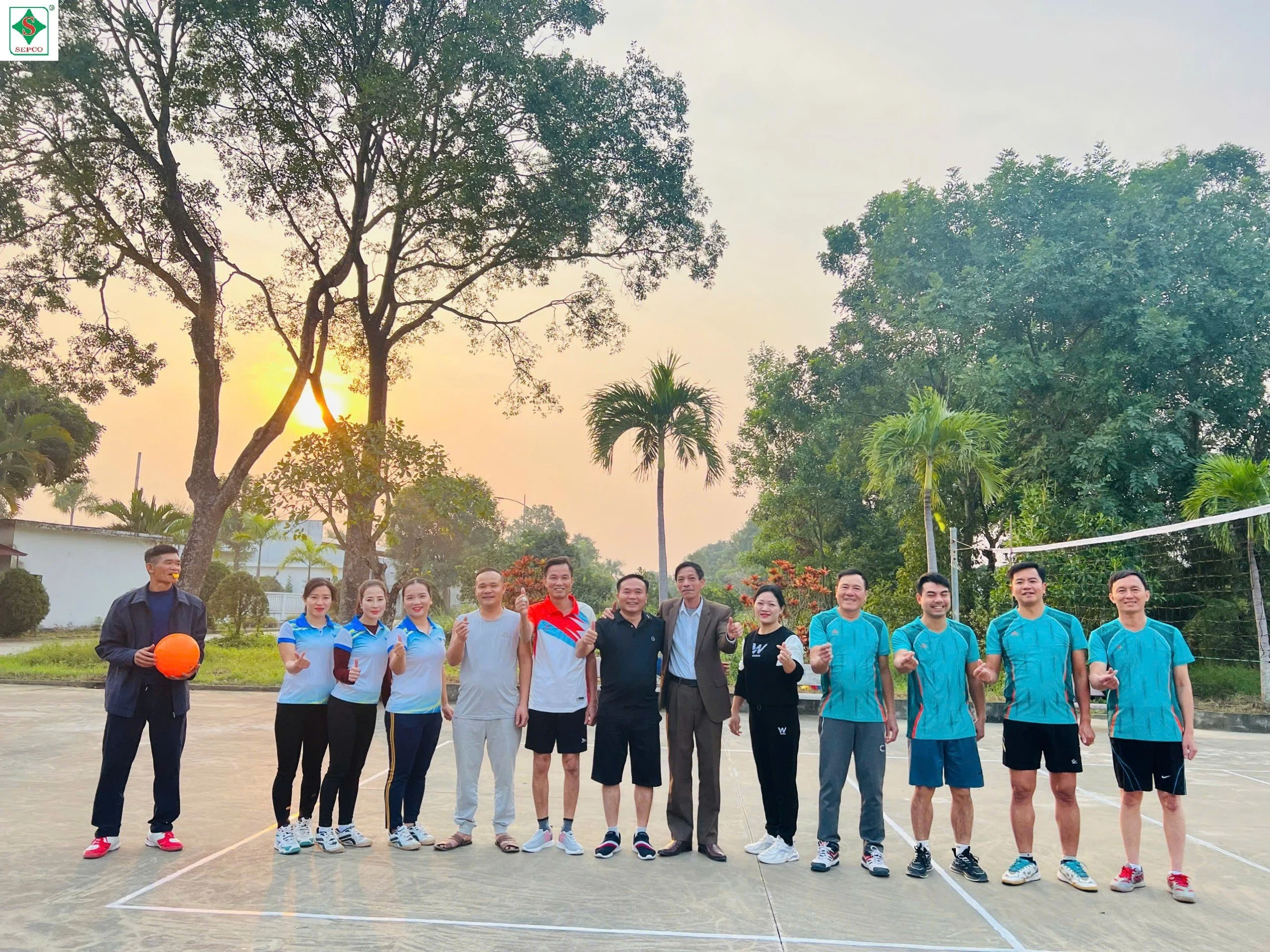 Công Đoàn Sepco Giao Lưu Bóng Chuyền Với Công Đoàn Xã Hoàng Giang